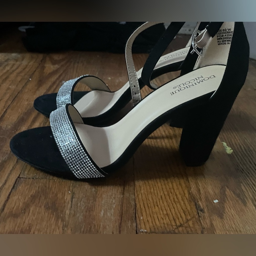 Black Open Toe Heels (Listed On Two Sites)